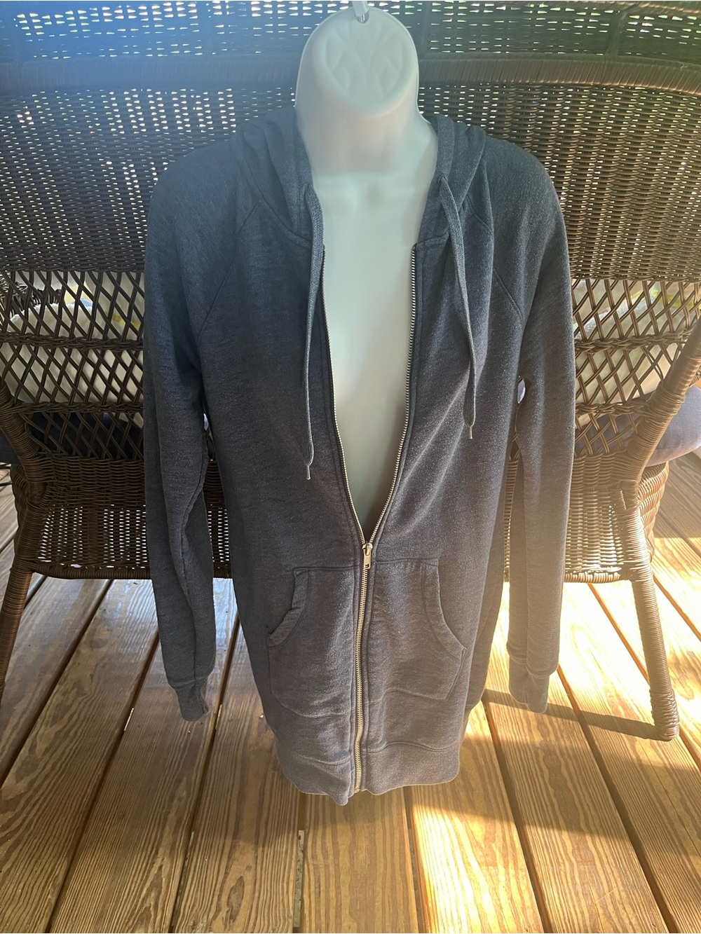 Divided Navy Blue Zip-Up Hoodie